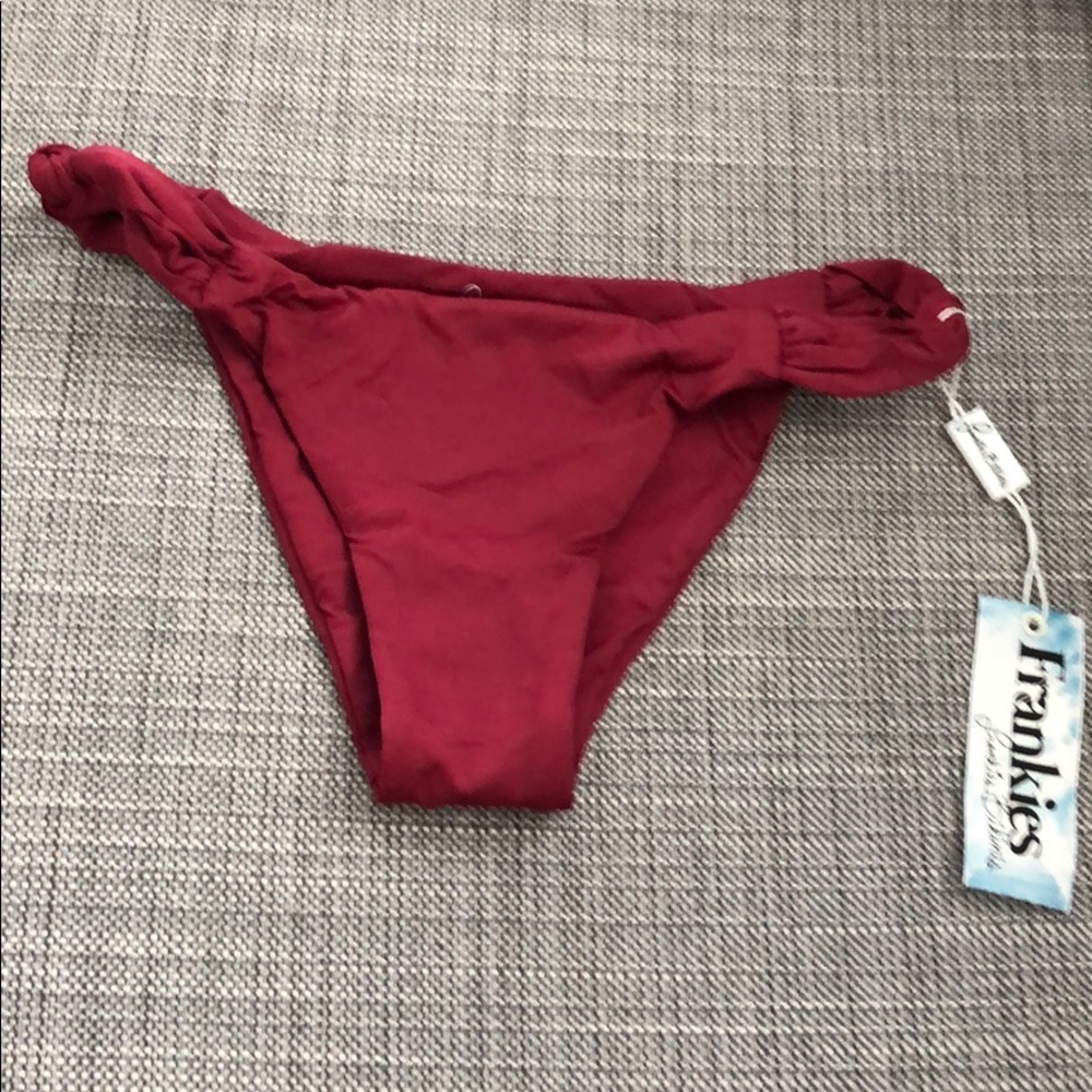 Frankie’s Bikinis Malibu Bottom Merlot